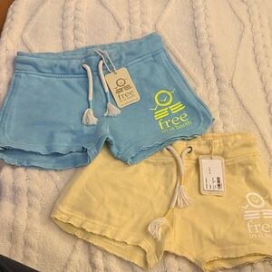 Blue and Yellow Free St. Barth Shorts